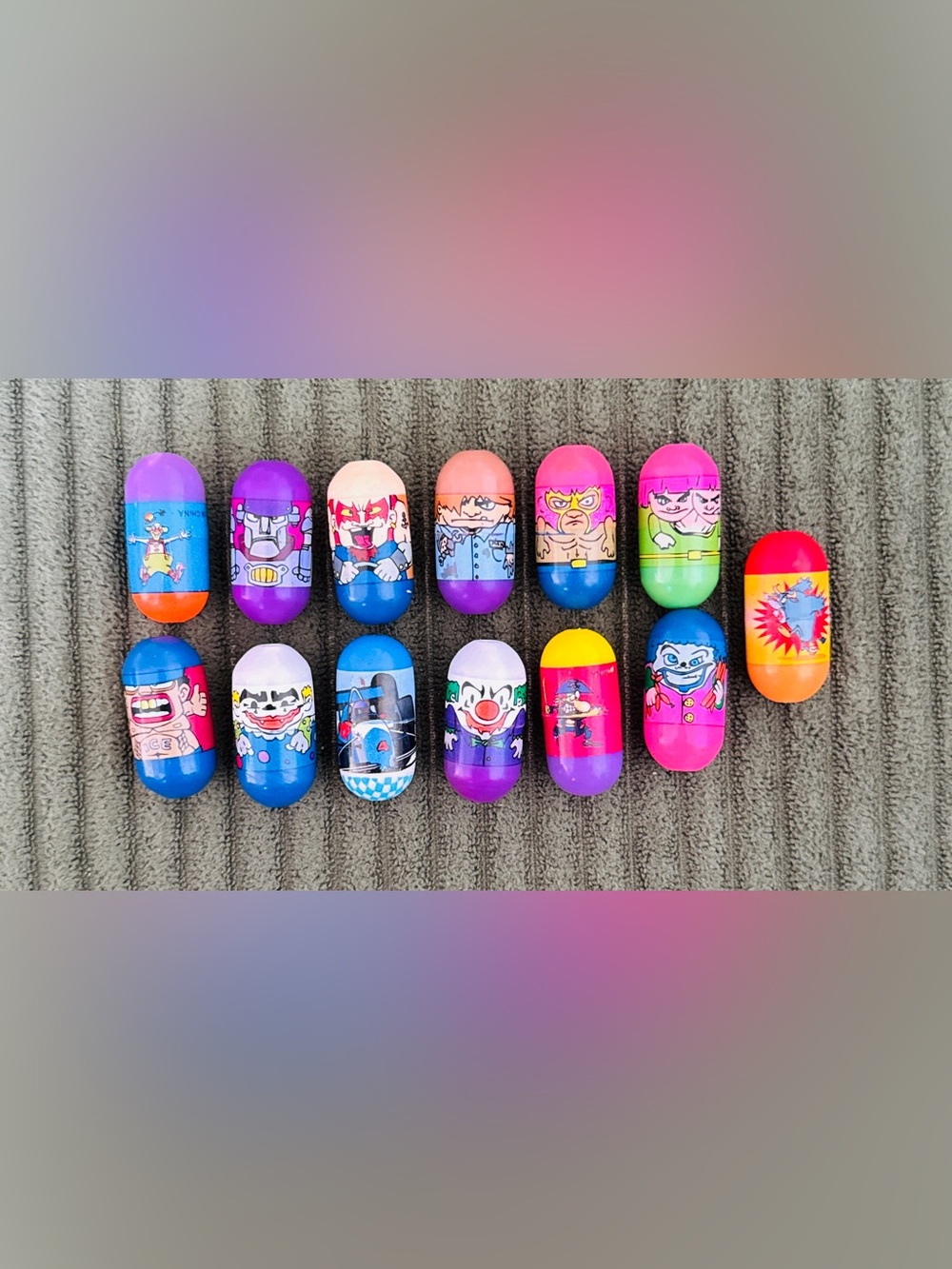 Lot of 13 Vintage Y2K Jumping Beans - Unbranded Generic Mighty Beanz Style Toys